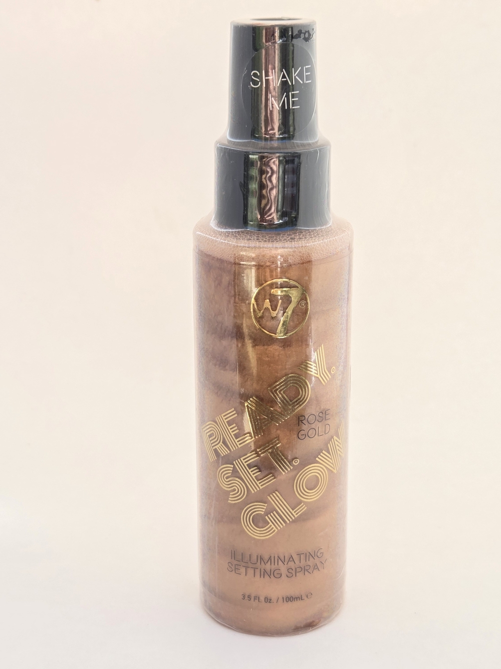 $7 When Bundled - W7 Ready Set Glow Illuminating Fixing Spray Rose Gold